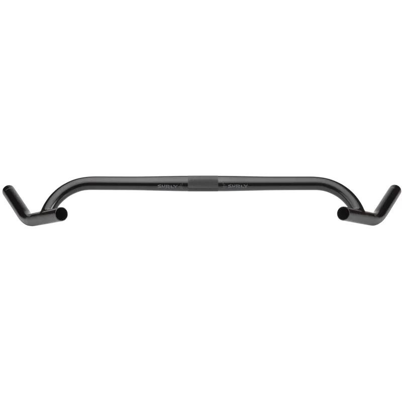 Surly Corner Bar Chromoly Handlebar 25.4mm Clamp 50cm Width - Black-1