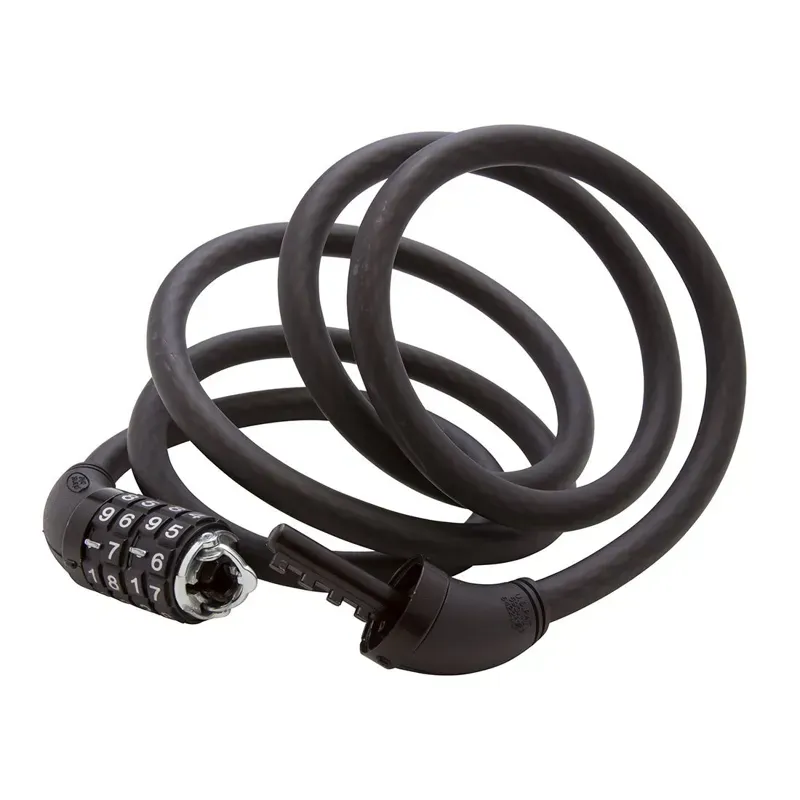 Planet Bike 2020 Quickstop 12mmx6in Resettable Cable Lock in Black-1