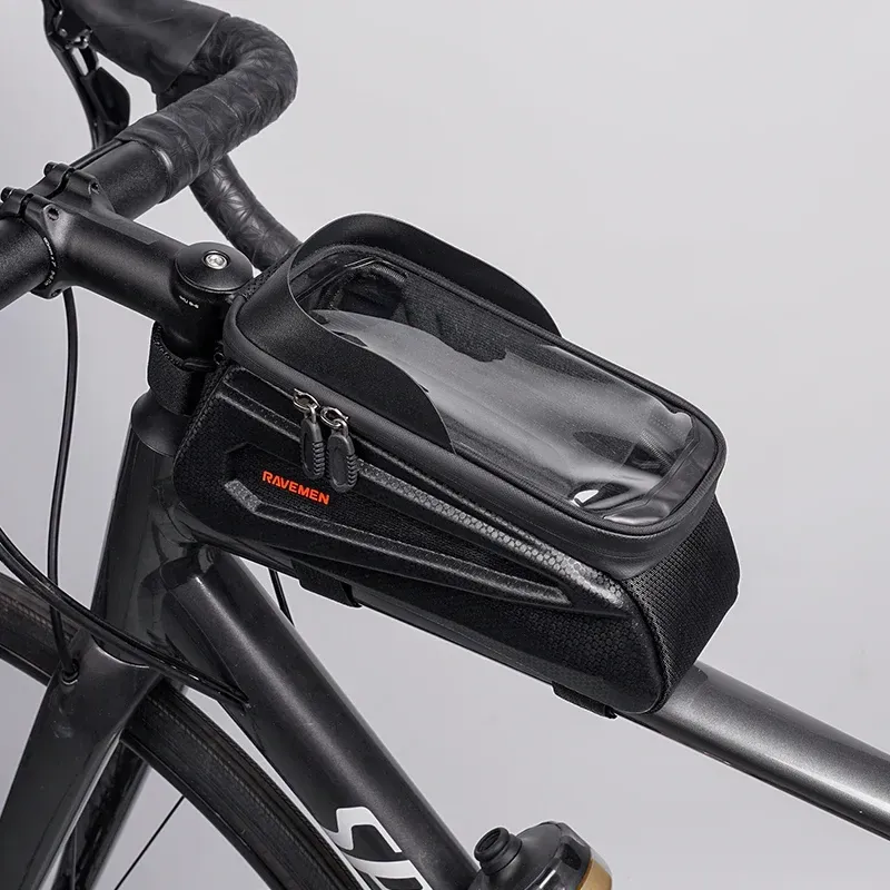 Ravemen CB11 Strap-on Top Tube Phoneholder and Bag in Black-3