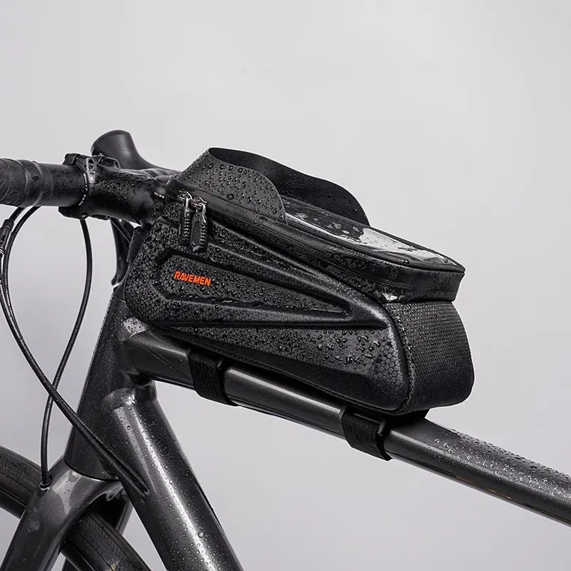 Ravemen CB11 Strap-on Top Tube Phoneholder and Bag in Black-4