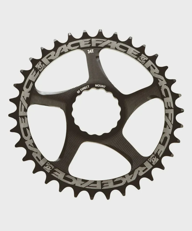 RaceFace Narrow Wide Chainring: Direct Mount CINCH 24t Black