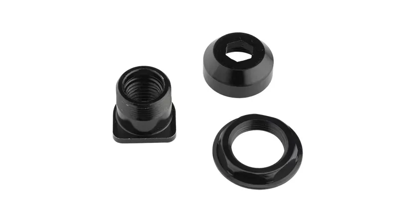 Salsa 1638 Axle Stud and Domed Nut Service Kit in Silver