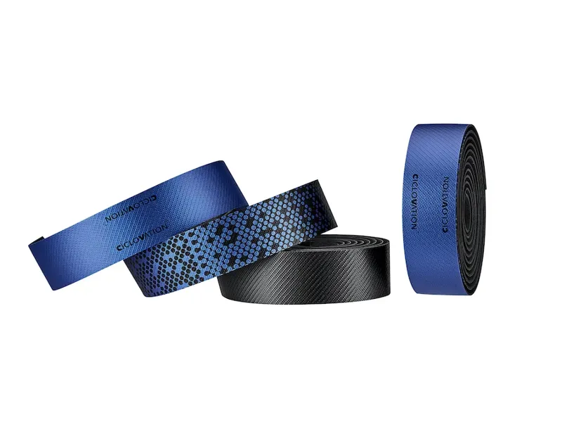 Ciclovation Seitex Leather Touch Handlebar Tape in Metallic Sapphire Blue
