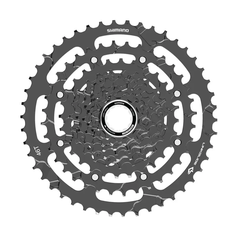 Shimano CS-LG700-9 Linkglide Cassette 9-speed in Gray