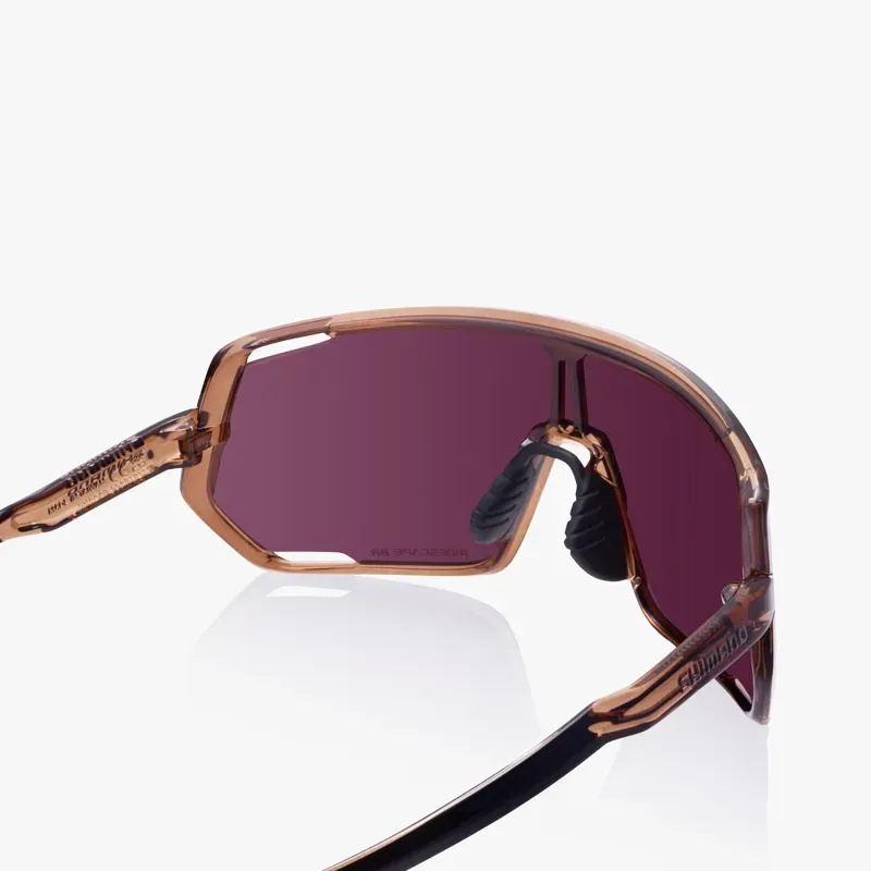 Shimano Technium CE-TCNM2 Eyewear In Transparent Bronze with RIDESCAPE Bright Lens-3