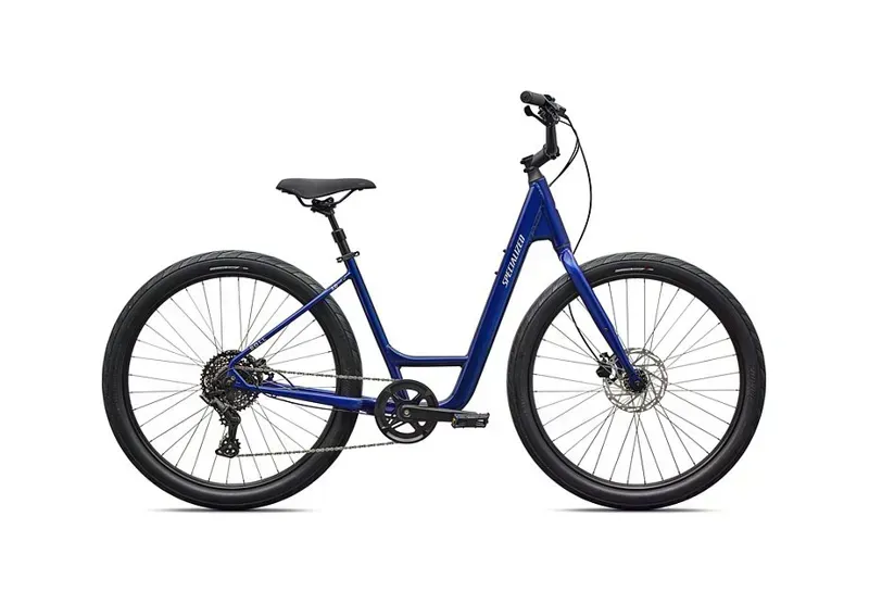Specialized Roll 3.0 Low Entry Hybrid Bike in Majesty Blue/Dolomite