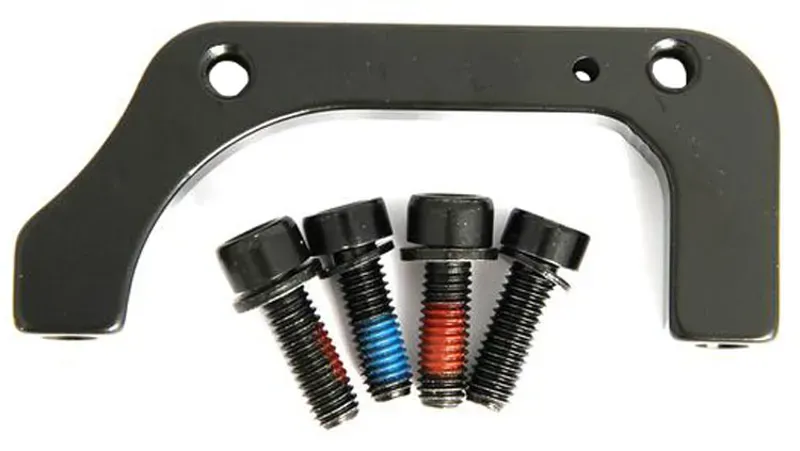 Tektro A10 203mm IS Adaptor 20mm Fork in Black-1