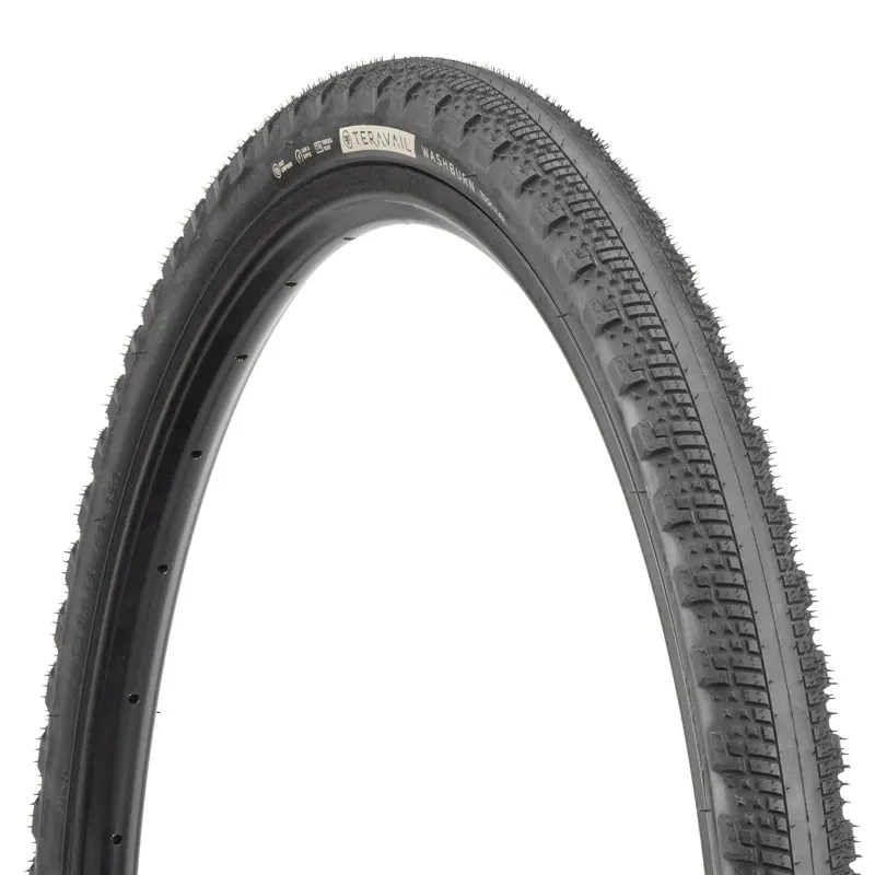 Teravail Washburn 700x45c TL Fld. Durable Fast Cmpd. Tire in Black