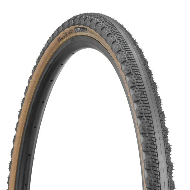 Teravail Washburn 700x50c TL Fld. Durable Fast Cmpd. Tire in Black/Tan