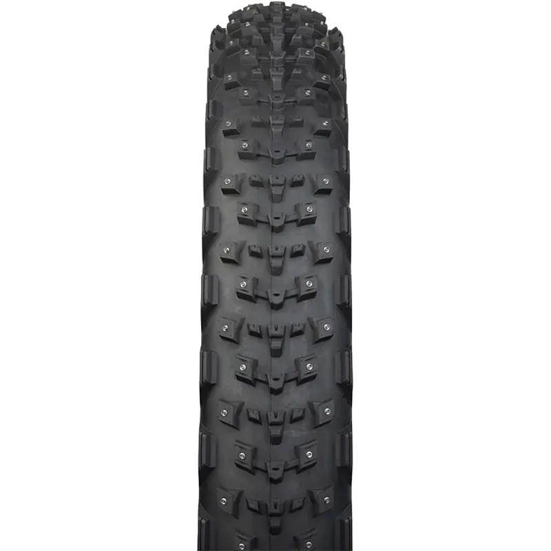 45NRTH Dillinger 4 Tire 27.5 X 4.0 Tubeless Folding Tan 60 TPI 168 Large Concave Carbide Aluminum Studs In Tan -1