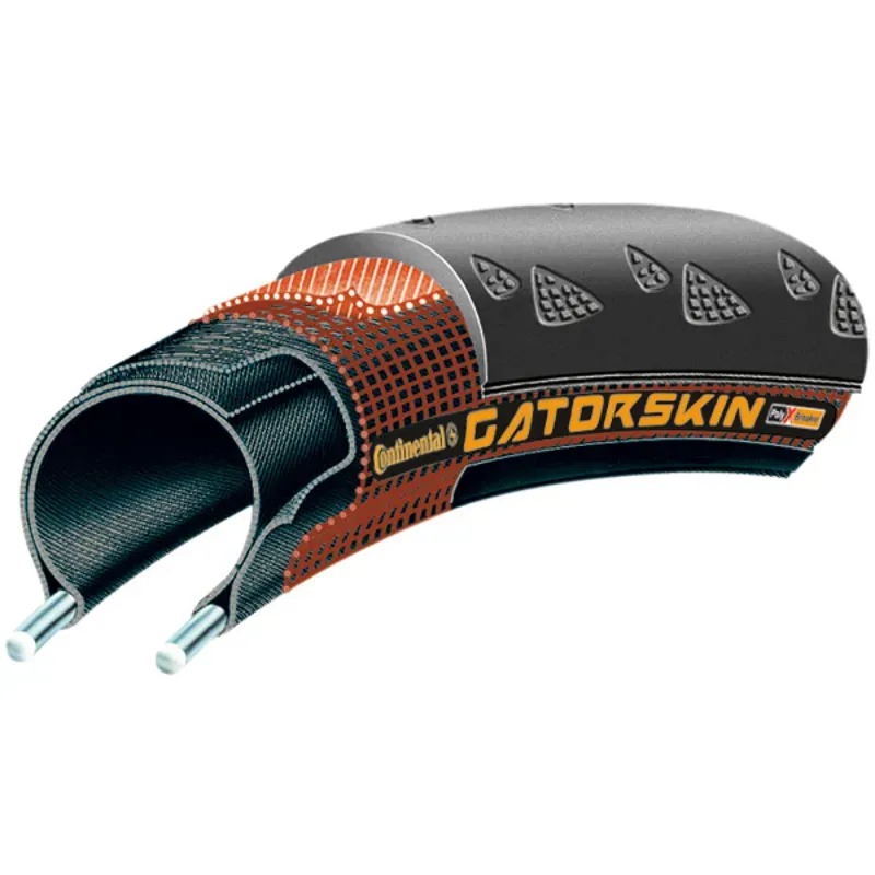 Continental Gatorskin Tire - 700 X 32 Clincher Folding Black PolyX Breaker Black 700 x 32