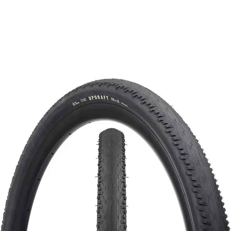 Teravail Updraft Tire - 700 X 50 Tubeless Folding Black Durable Fast Compound Black 700 x 50
