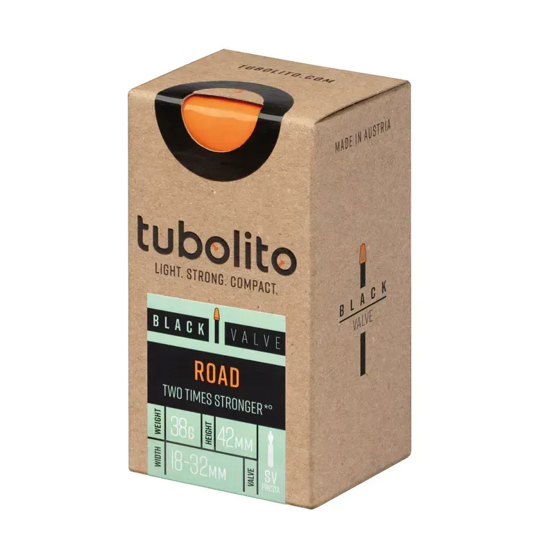 Tubolito Tubo 700x18/32c 42mm Presta Valve Road Inner Tube in Black