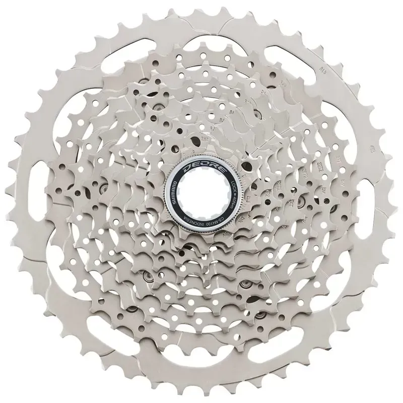 Shimano CS-M4100 Deore 10-speed Cassette in Silver