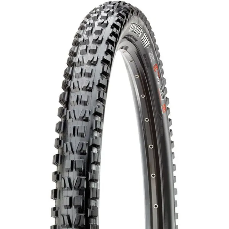 Maxxis Minion DHF Tire - 24 X 2.4 Tubeless Folding Black Dual EXO Black 24 x 2.40