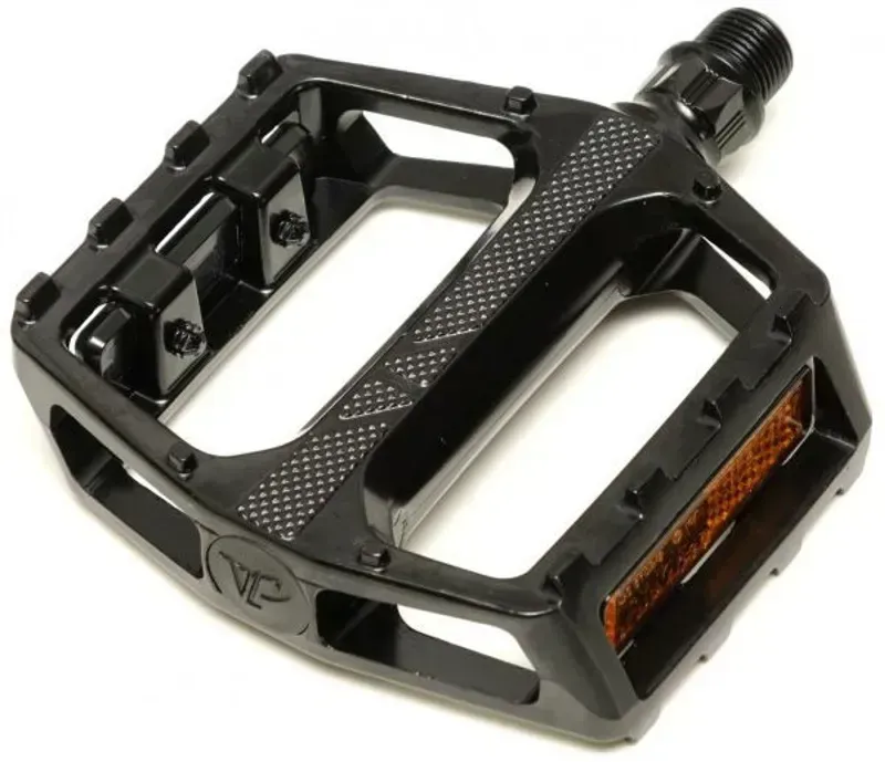 VP Components VPE-506 BMX Alloy 9/16-inch Platform Pedals in Black