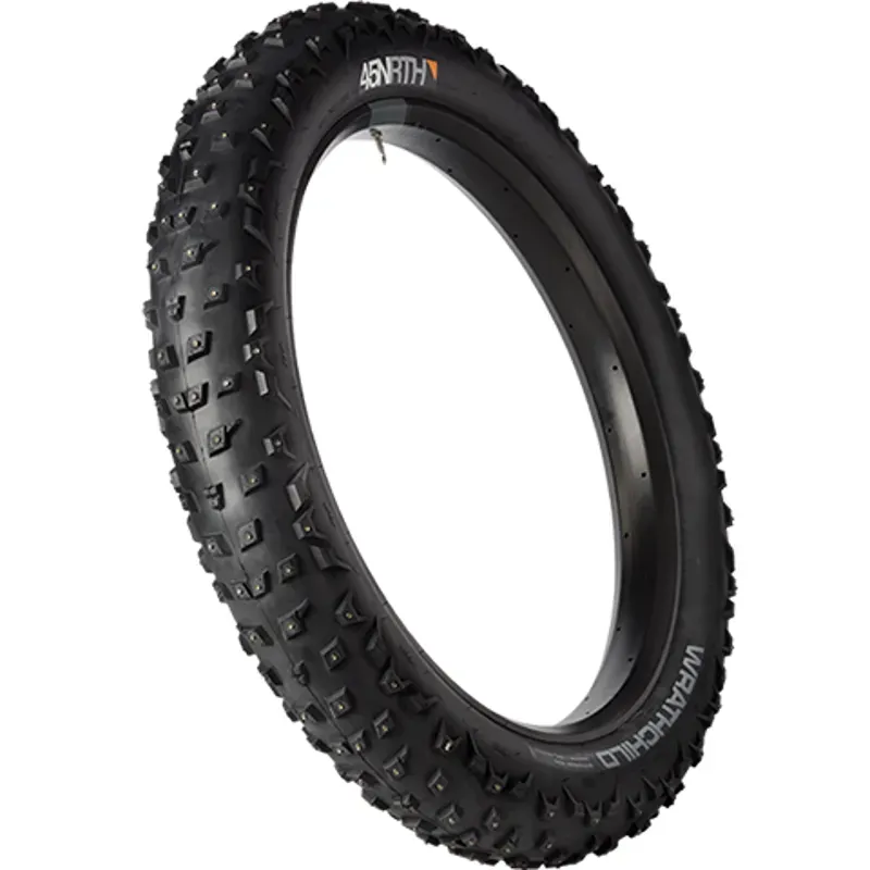 45NRTH Wrathchild 26in Tubeless Folding 120tpi Studded Fat Tire in Black
